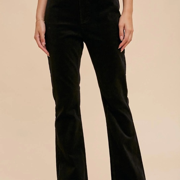 Flared Corduroy Pants - Picture 2 of 7